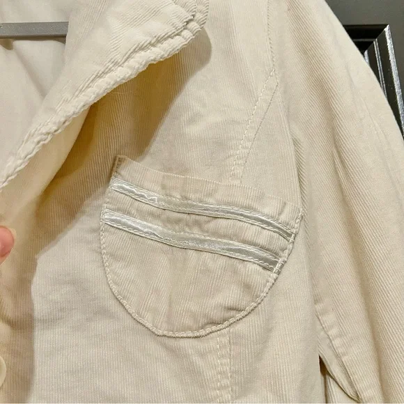 Miss Me vintage Y2K corduroy faux fur jacket blazer medium - Picture 8 of 8